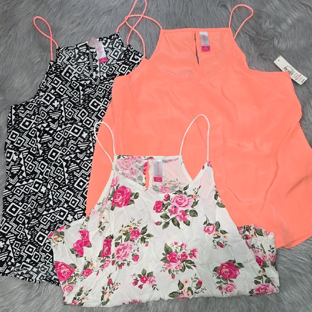 Floral, Geometric, and Solid Women's Tops